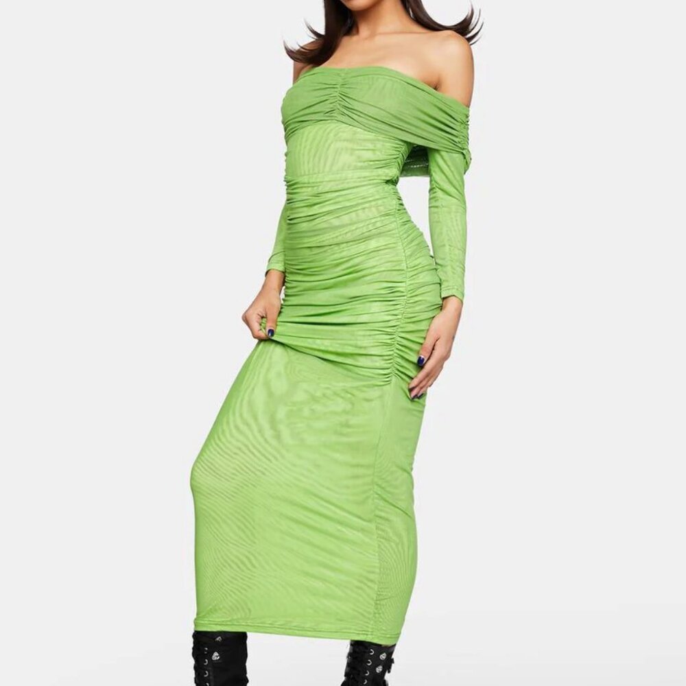Fantastic Baby Shakalaka Emily Mesh Midi Dress